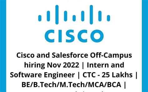 Nov Cisco vacancies Update 2022 Apply Now @cisco.com.